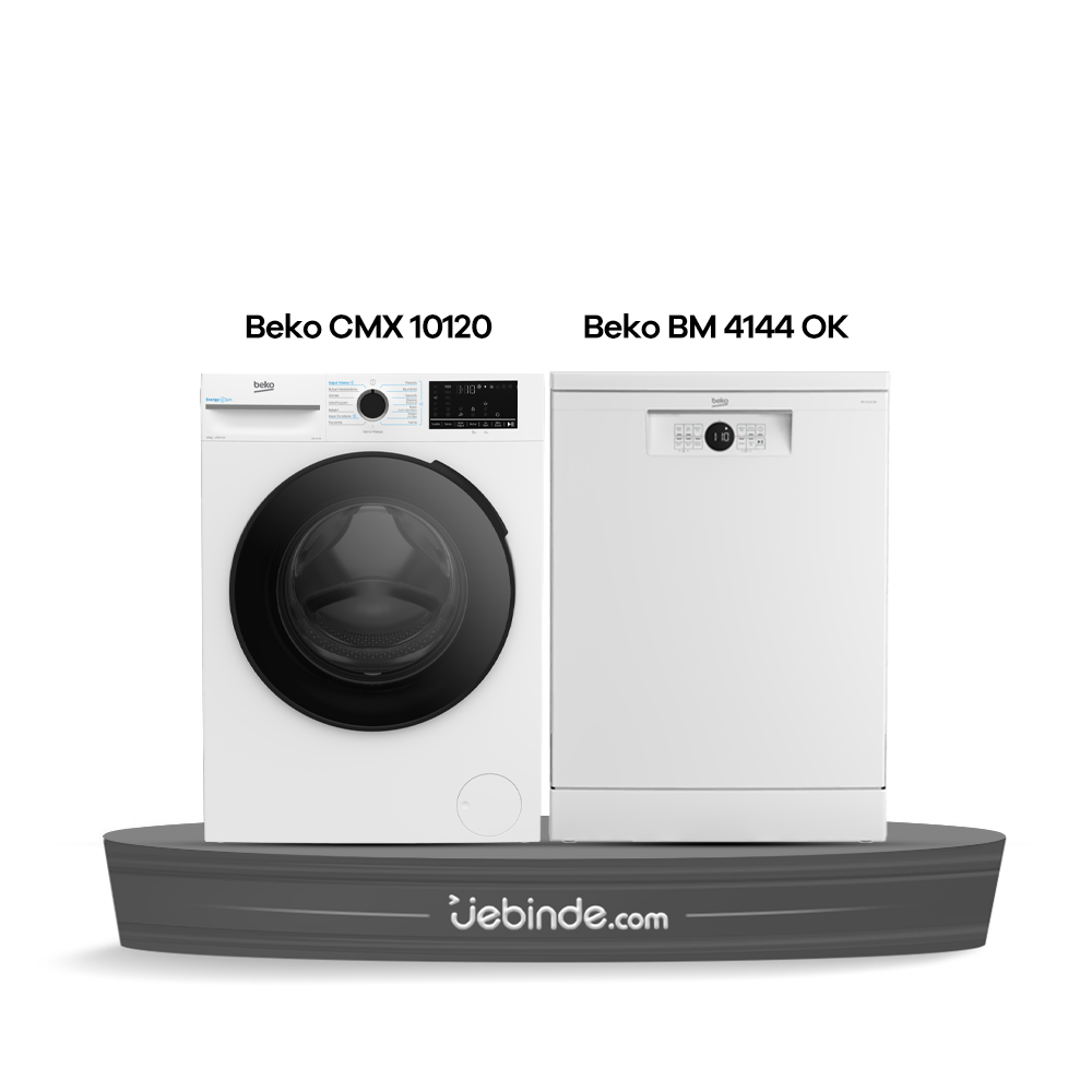 Beko 2 li &#199;amaşır ve Bulaşık Paketi-18 (CMX 10120 + BM 4144 OK)